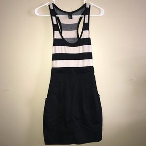 Black and white dress